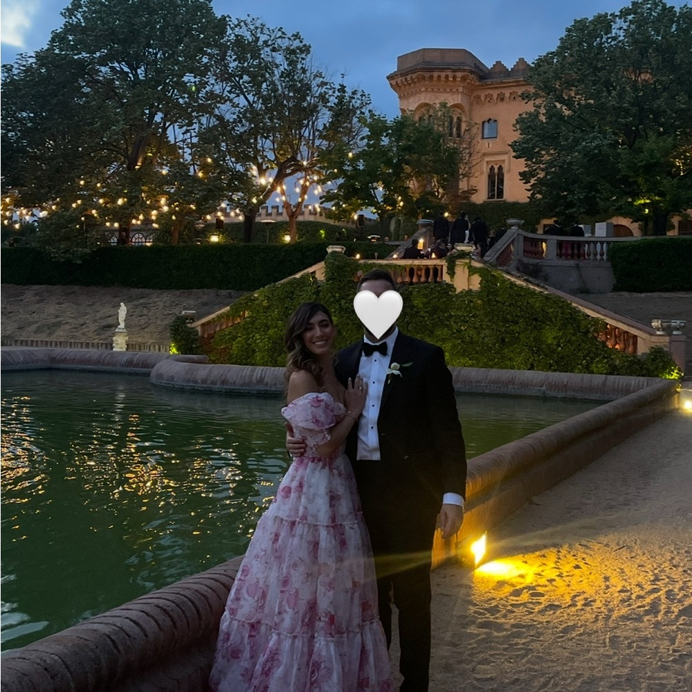 Floral Off-Shoulder Gown - Picture 6 of 7